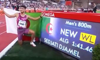 Djamel Sedjati and his new World Lead