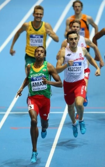 Mohammed Aman defends his World Indoor title