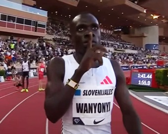 Emmanuel Wanyonyi has triumphed again